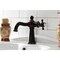 Kingston Brass KSD154BXNB Single-Handle Bathroom Faucet with Push Pop-Up, Naples Bronze KSD154BXNB - alternate 2